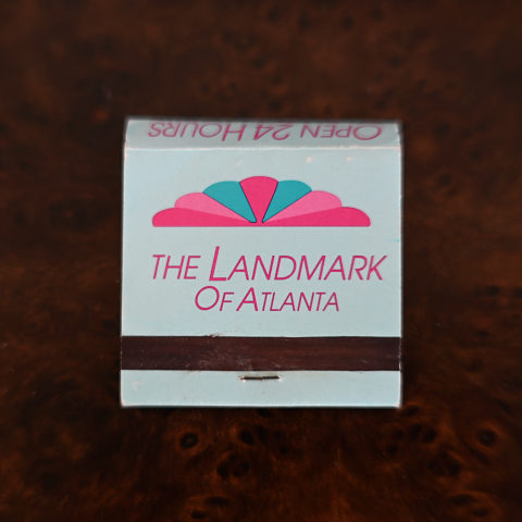 Landmark Diner matchbook, back