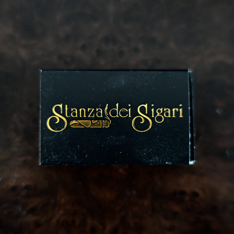 Stanza dei Sigari matchbox, front