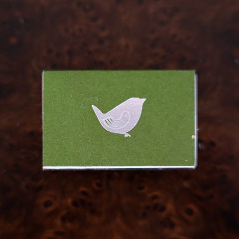 PERCH matchbox, front
