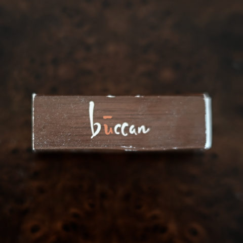 Buccan matchbox, front