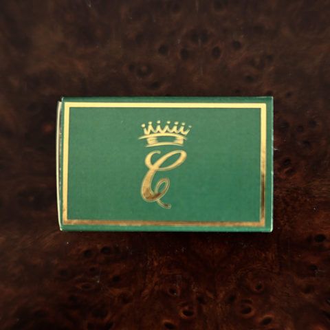 Contessa matchbox, back