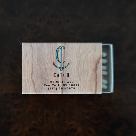 Catch matchbox, open