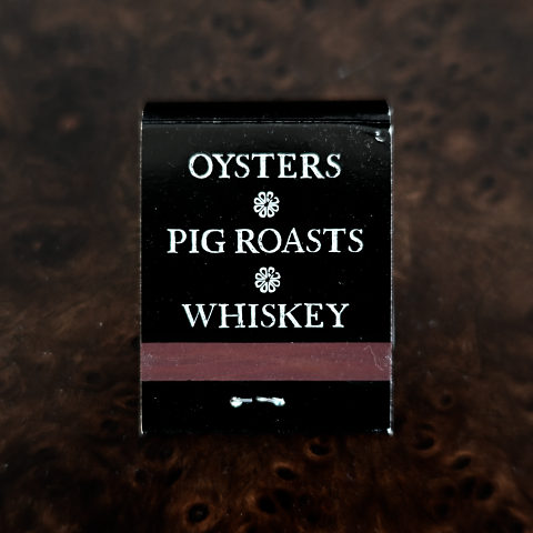 Citizen Public House & Oyster Bar matchbook, back