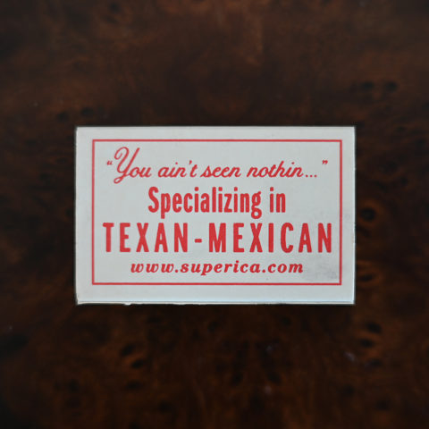 Superica matchbox, back