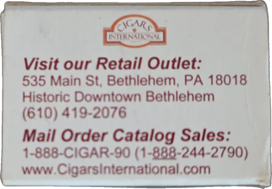 Cigars International, back