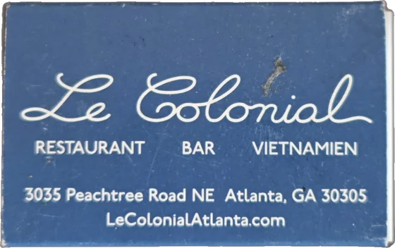Le Colonial, back